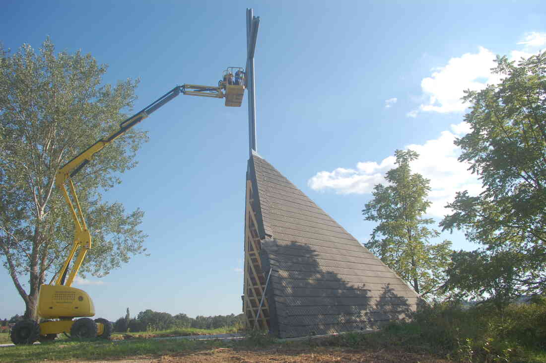 Renovierung der Kreuzkapelle im Jahr 2014