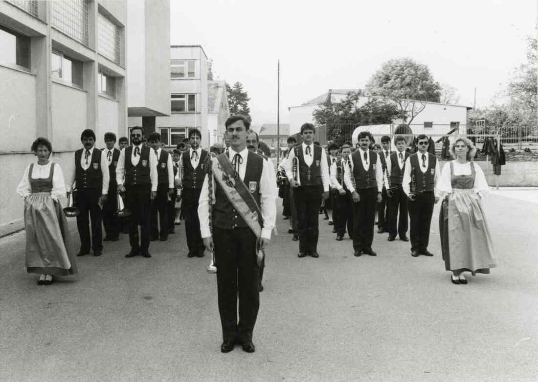 Musikverein Stegersbach, Platzkonzert bei der Hauptschule