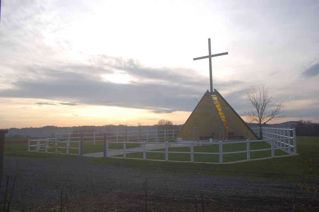 Renovierung der Kreuzkapelle im Jahr 2014