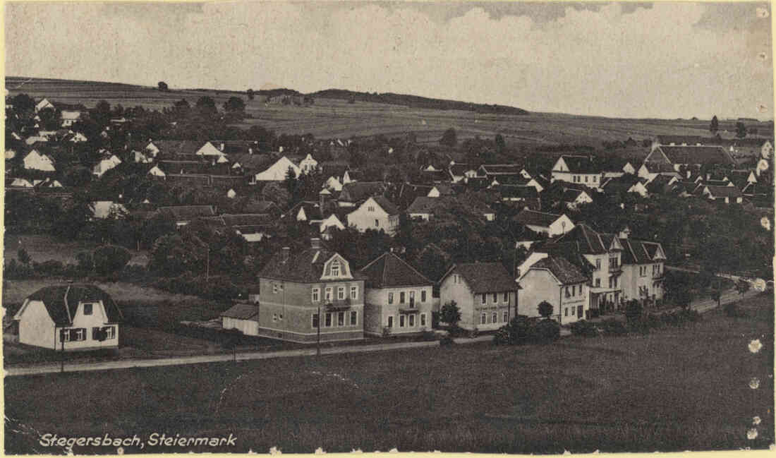 Stegersbach, Steiermark, Kirchengasse, Herrengasse, Hauptstraße