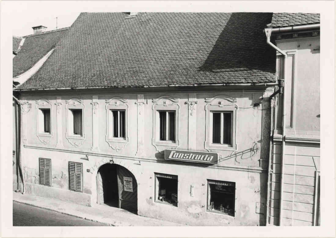 Constructa Geschäft in der Herrengasse 14 im August 1971