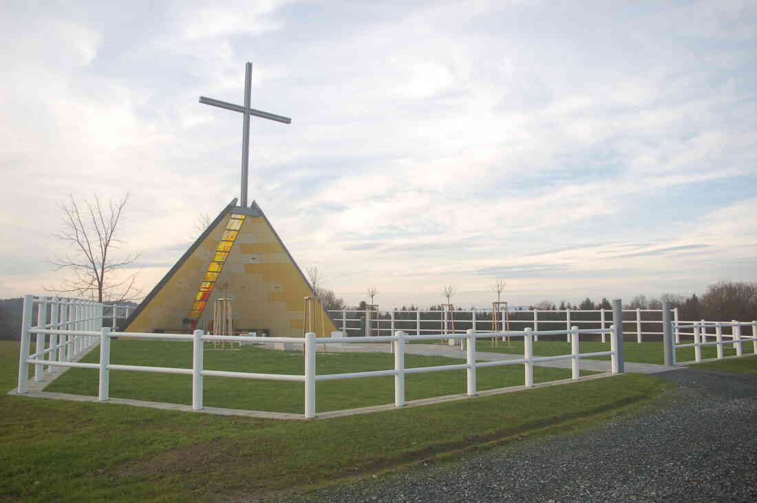 Renovierung der Kreuzkapelle im Jahr 2014