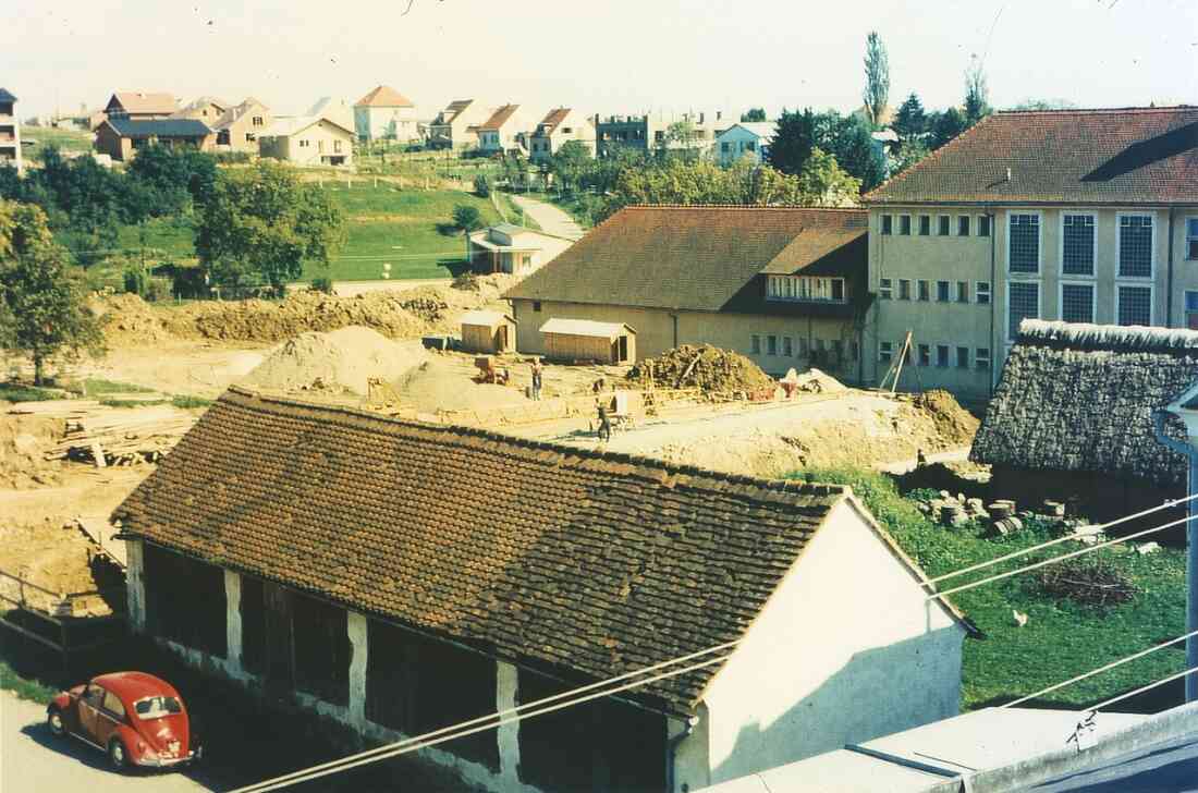 Hauptschule Zubau am 15. Juli 1966