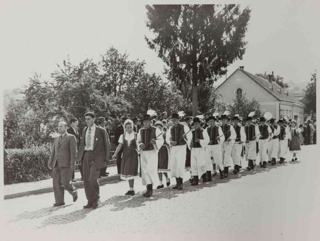 Volksfest mit Blumenkorso 18. August 1957