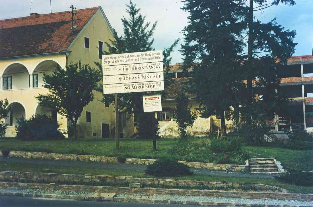 Hauptschule Zubau am 07. Juli 1968