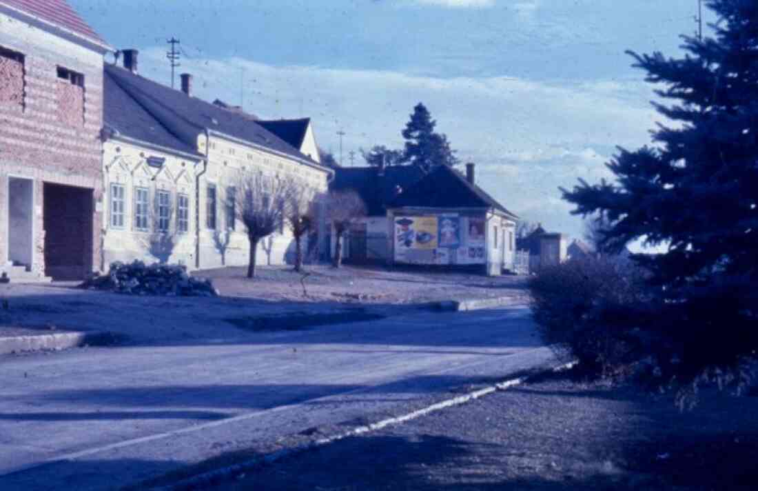 Neubau des Haus Ludwig Szerencsics am Hauptplatz und dem Park