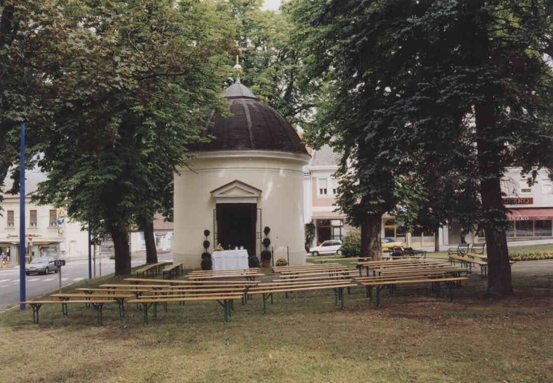 Segnung der renovierten Antoniuskapelle am 15.06.2003 Verschönerungsverein Stegersbach