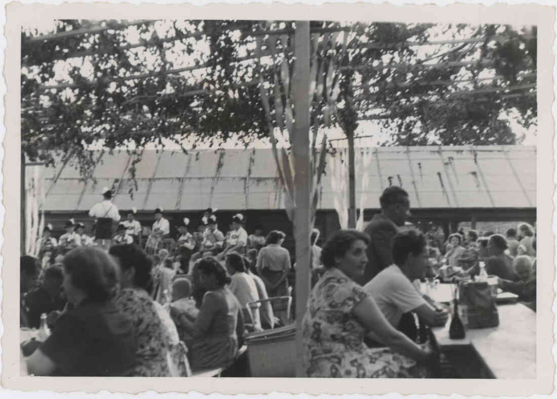 Badefest des Verschönerungsvereines Stegersbach am  13. Juli 1952, die zahlenden Gäste