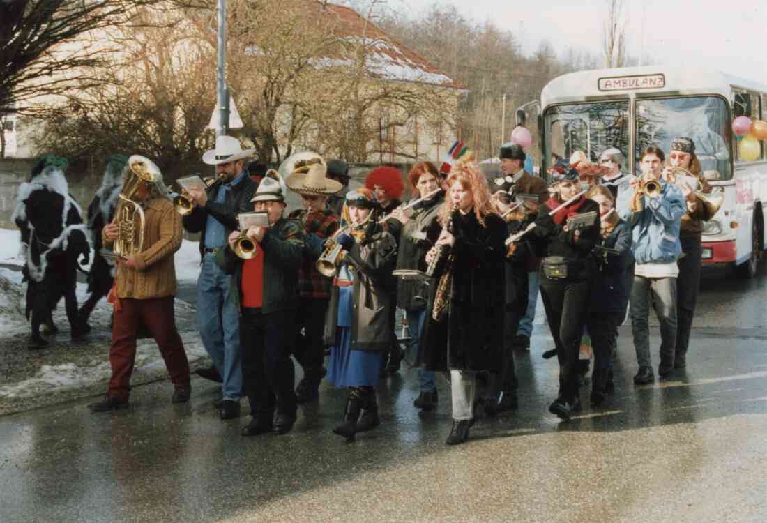 Musikverein Stegersbach, Faschingsumzug 1996