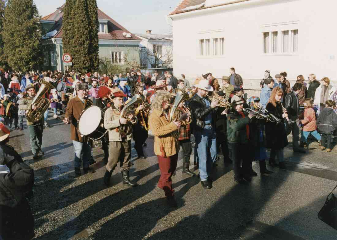 Musikverein Stegersbach, Faschingsumzug 1996