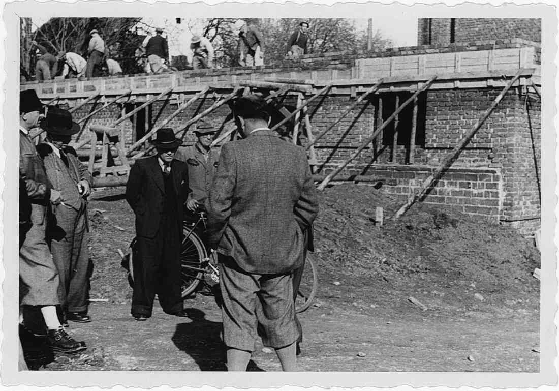 Neubau der Hauptschule 1952