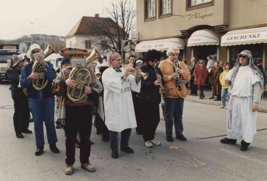 Faschingdienstag mit dem Musikverein Stegersbach