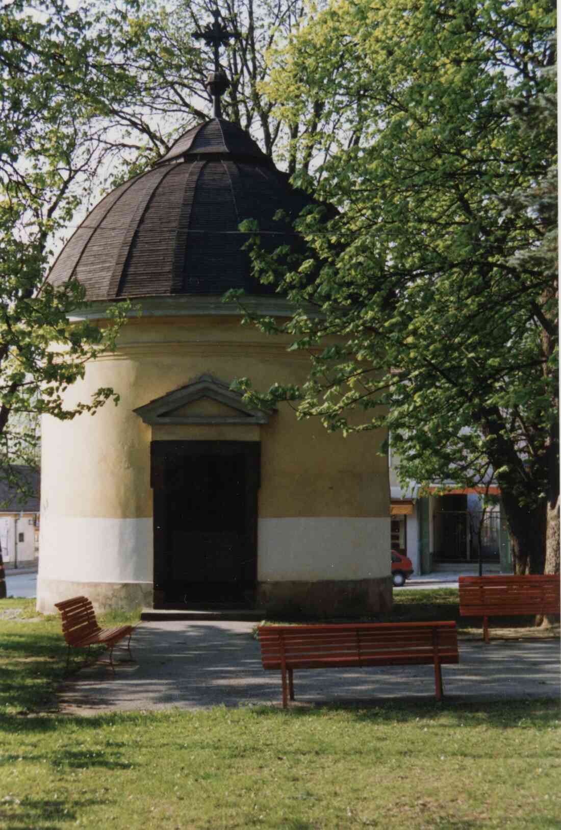 Antonius Kapelle, Hauptplatz am 29.04.1990