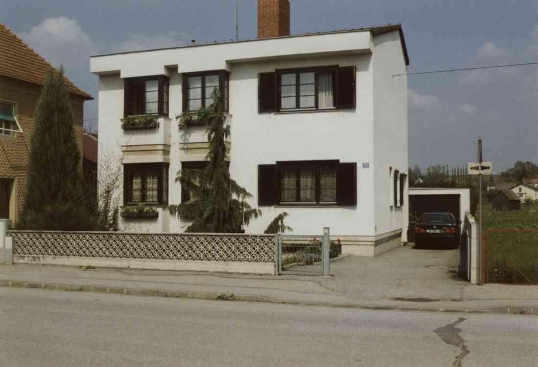Haus der Familie Sagmeister in der Kirchengasse 18, früher Hausnummer 541 am 15.04.1989