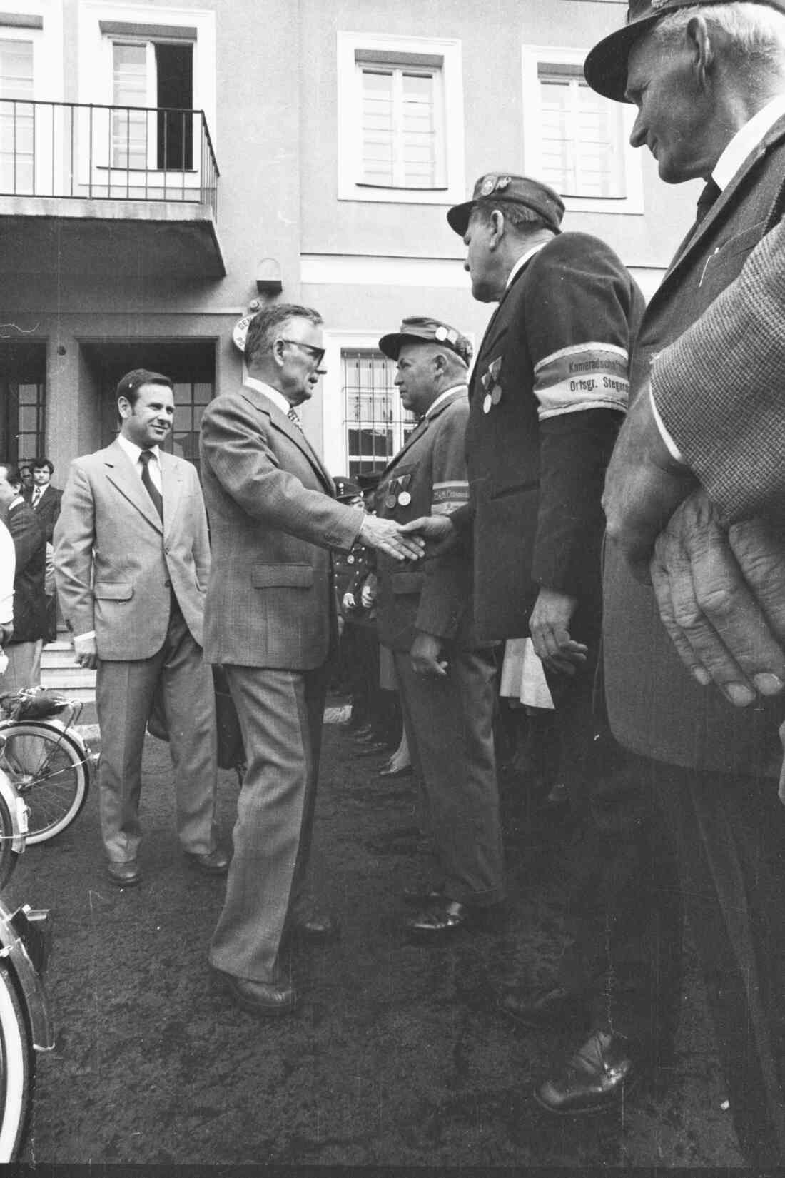 Landeshauptmann Theodor Kery auf Besuch in Stegersbach