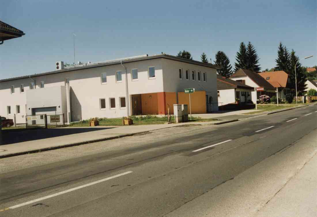 Grazer Straße 19, früher Hausnummer 206, Haus von Eduard Erdödi, der ehemalige Gendarmerieposten und die spätere Polizeiinspektion Stegersbach, im Juni 2001