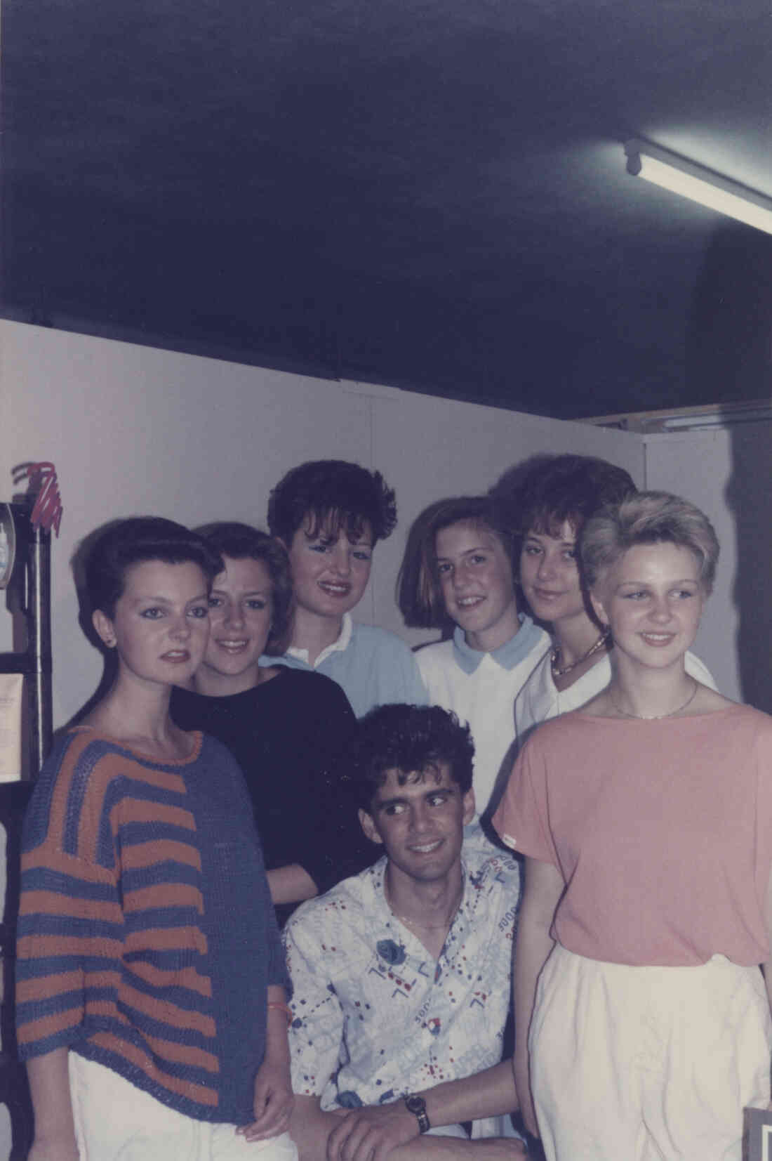 Wirtschaftsausstellung Stegersbach im Jahr 1985 und 1986 in der Hauptschule Stegersbach, Frisur Modelle für das  Friseurgeschäft von Roland Kranz