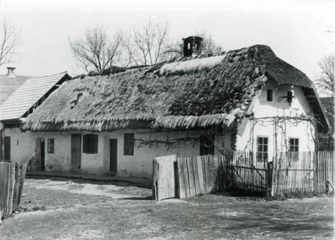 Das Peinsipp Haus, Hausnummer 73, heute die Vorstadt 3 und jetzt ist dort das AMS Stegersbach