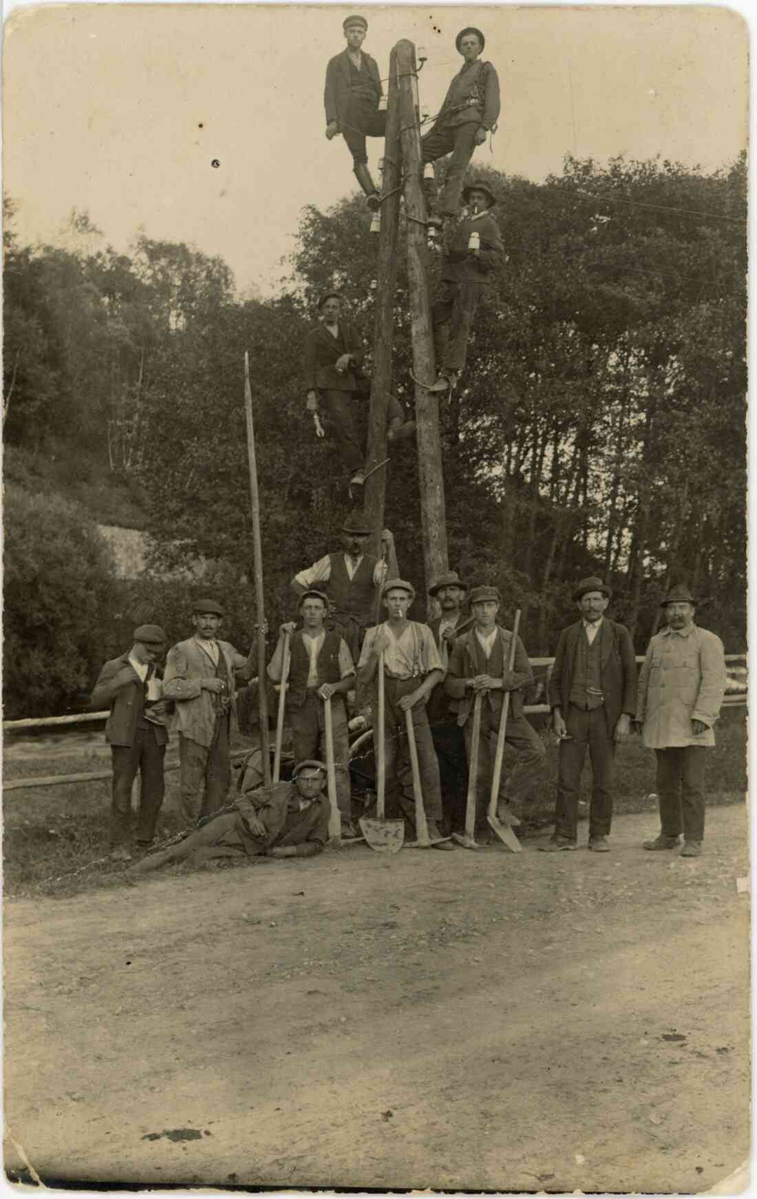 Stegersbacher Telegrapher im Jahr 1924