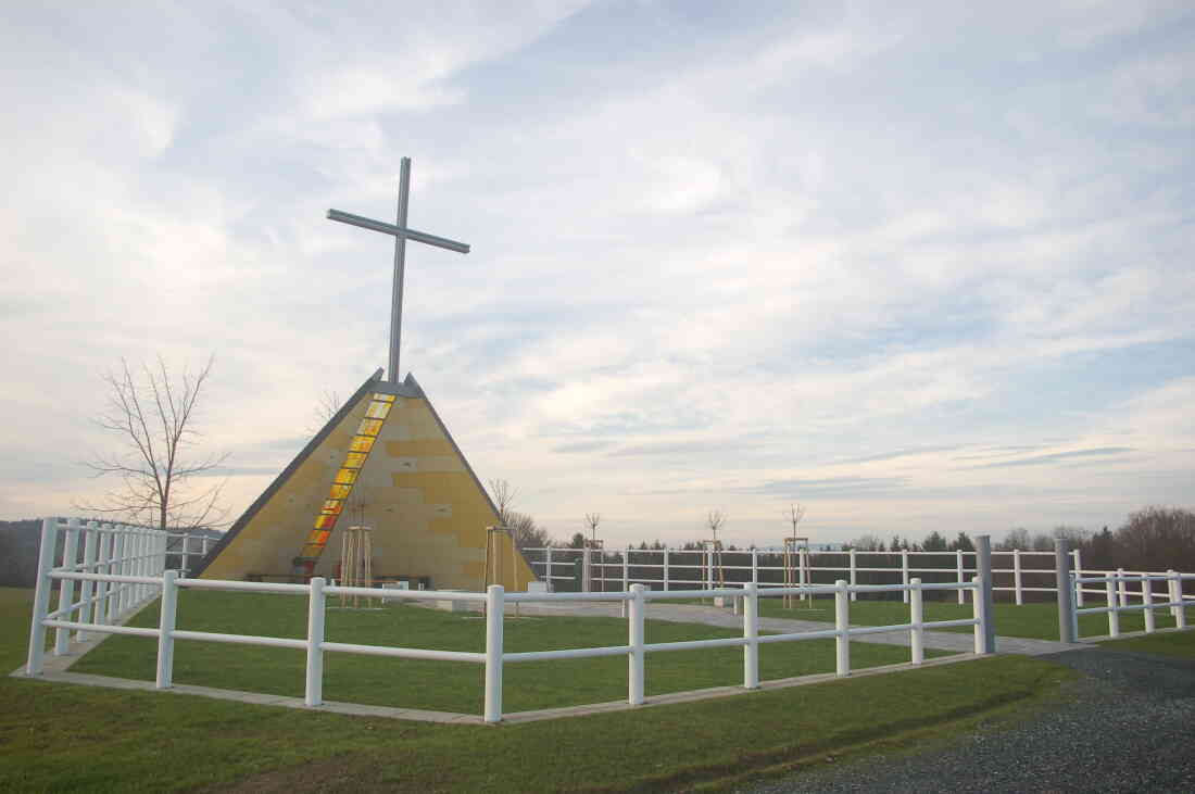 Renovierung der Kreuzkapelle im Jahr 2014