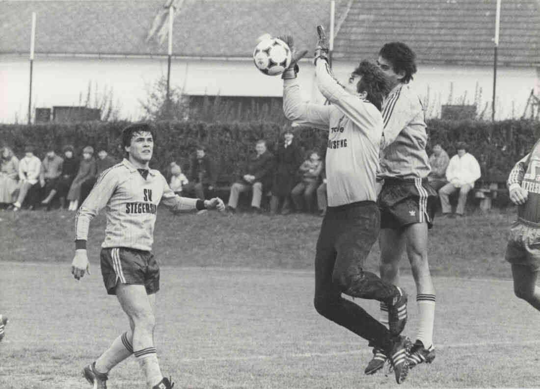 SV Stegersbach gegen den SV Ollersdorf im Herbst 1984, Enstand 0:2