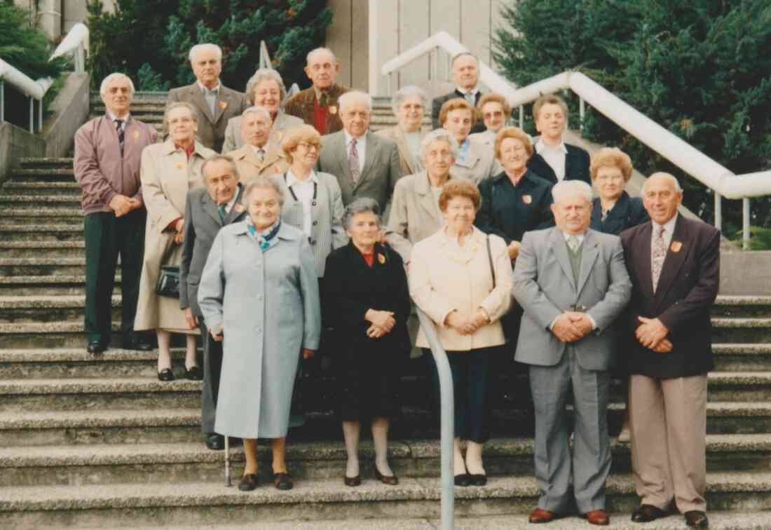 Jahrgangstreffen in Jahr 2000 des Pensionistenvereins Stegersbach