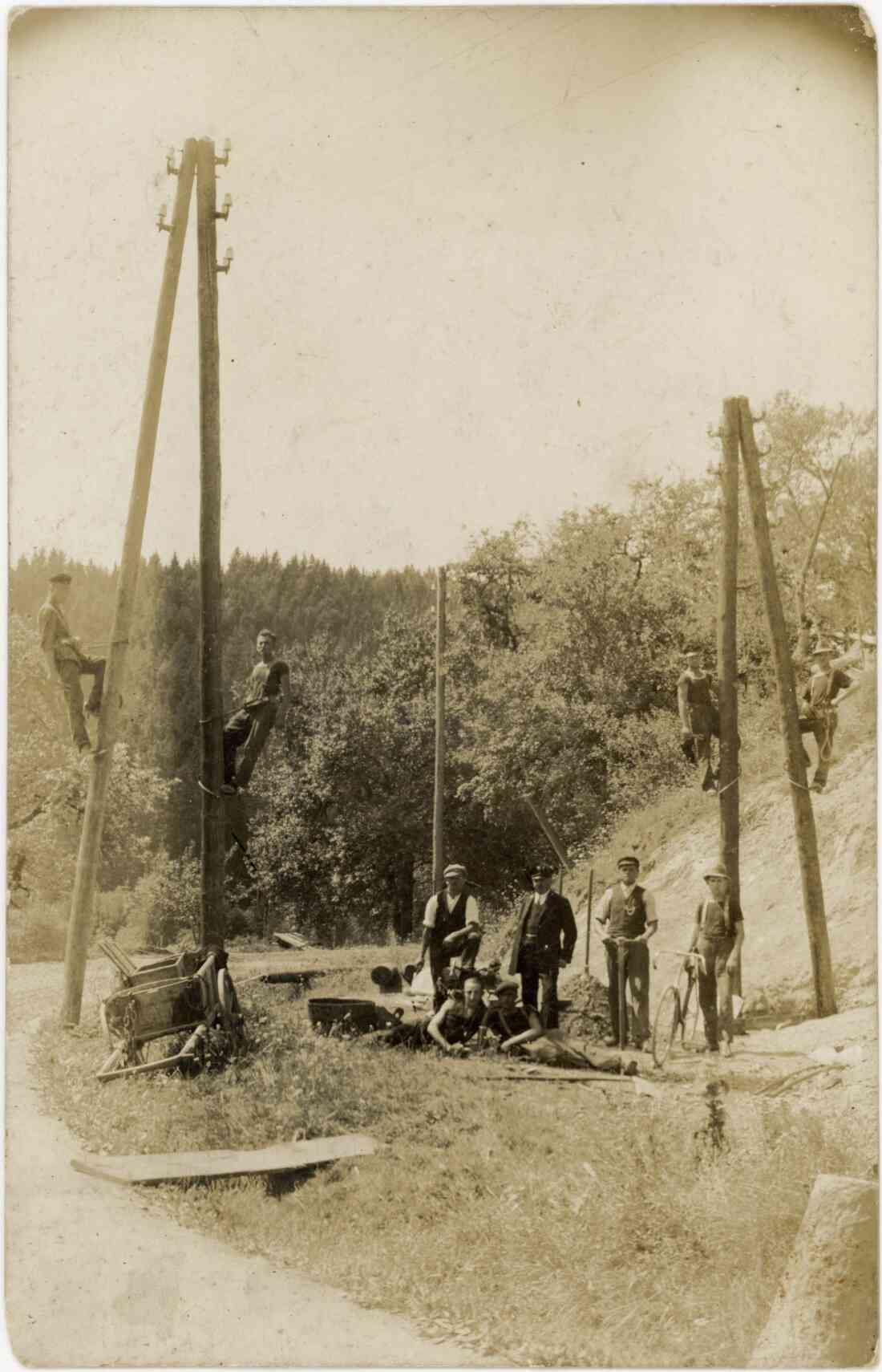 Stegersbacher Telegrapher in Kärten im Jahr 1918