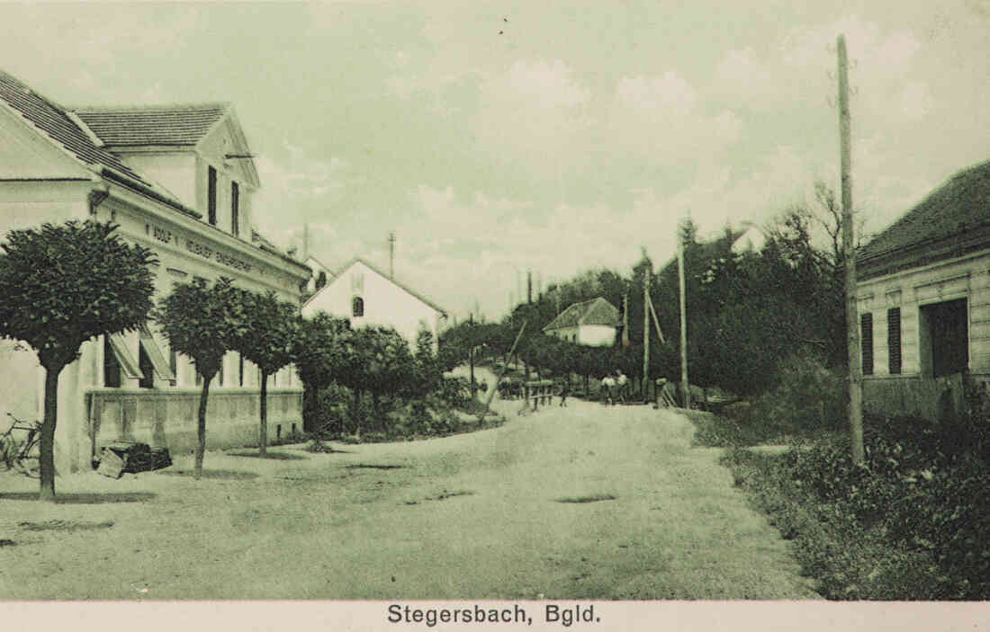 Stegersbach, Bgld. Hauptstraße, Einkehrgasthof Rudolf Neubauer, Kastell