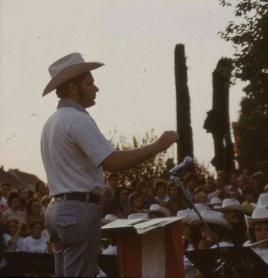 Amerika - Woche 1975 mit Brass Band