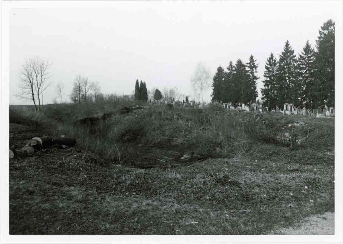 Friedhof Bauplatz der Leichenhalle