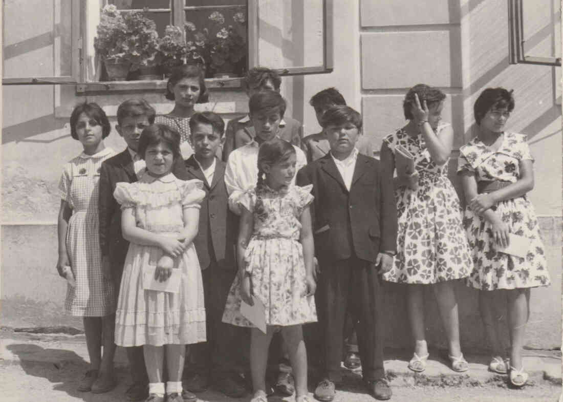 Romakinder der Volksschule Stegersbach im Schuljahr 1960/61