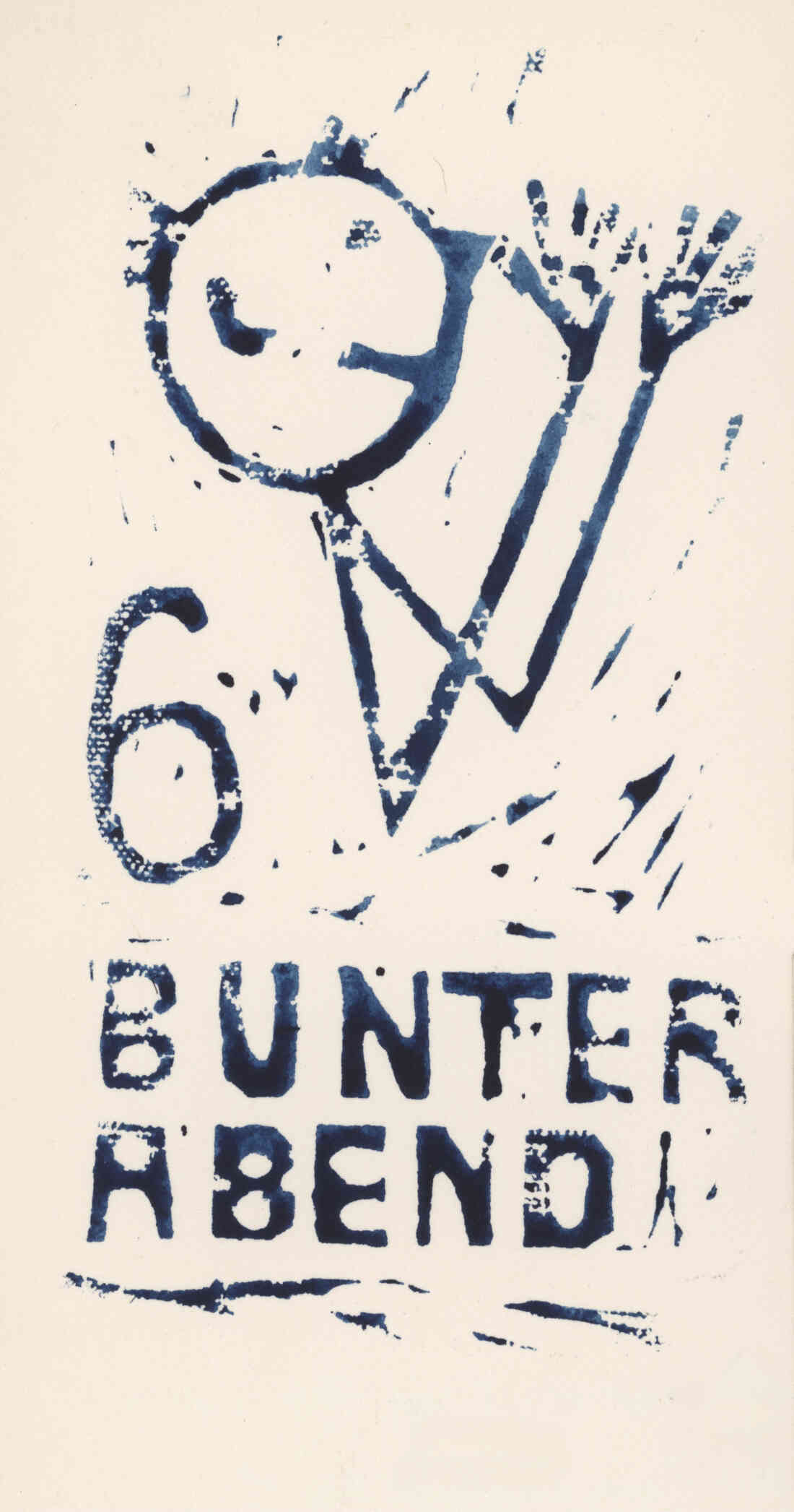 Europäische Jugend,  Bunter Abend 1972, Stempel