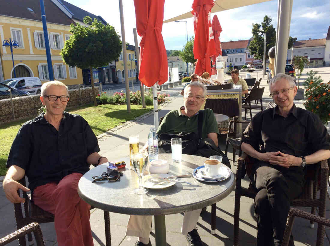 Das Kunstcafe in Stegersbach mit Albert Janisch, Burkard Garger und Peter Pelzmann