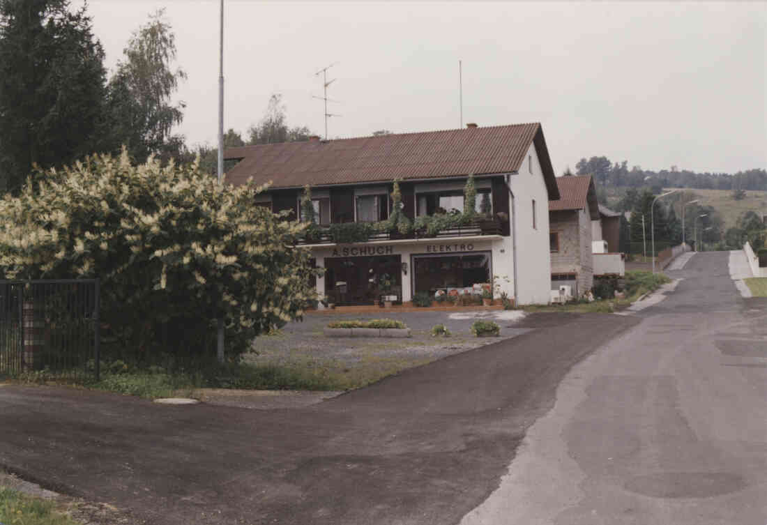 Elektrohaus Adolf Schuch, Berggasse 3 im September 1989