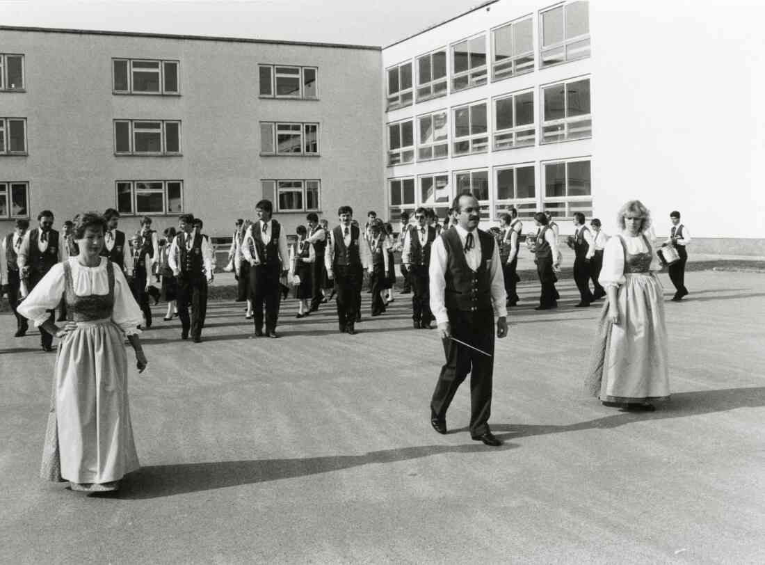 Musikverein Stegersbach, Platzkonzert bei der Hauptschule