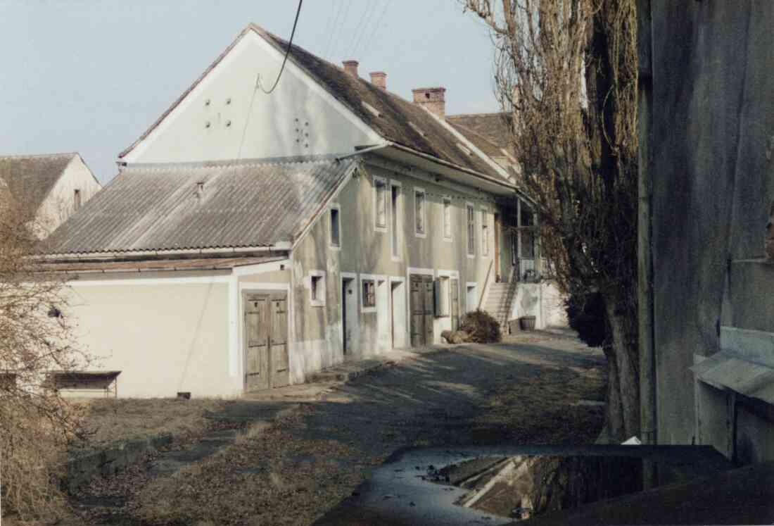 Techetmühle im März 1989 in der Mühlgasse 12