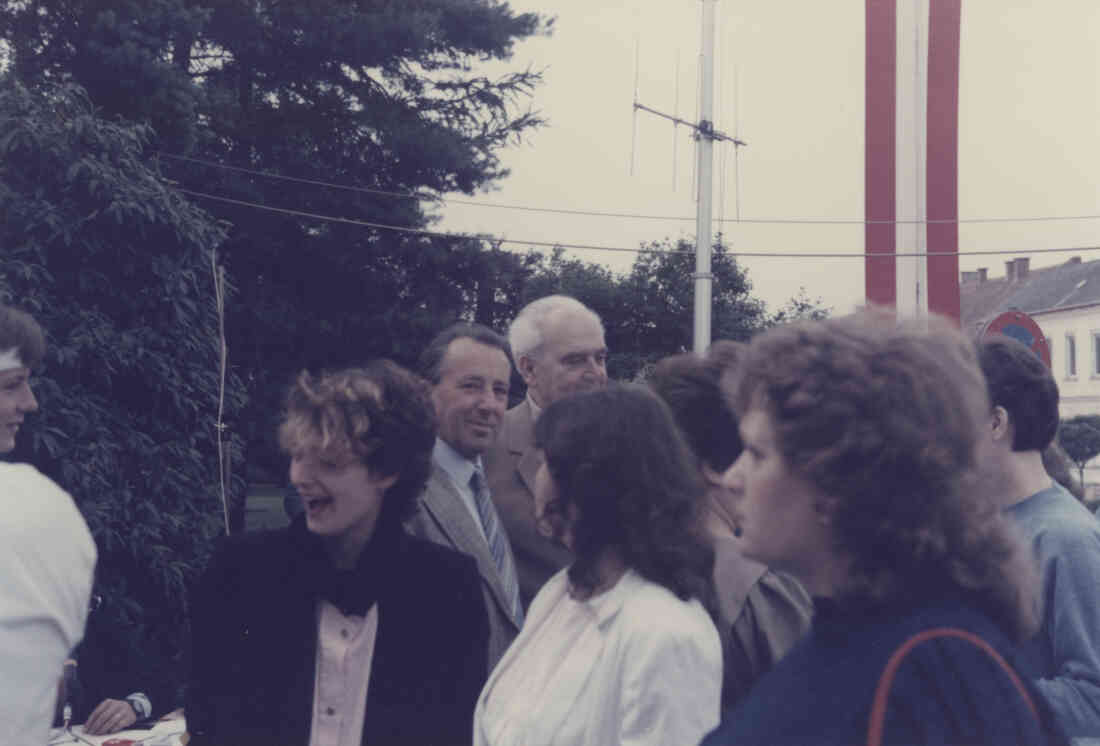 Wirtschaftsausstellung Stegersbach im Jahr 1985 und 1986 in der Hauptschule Stegersbach