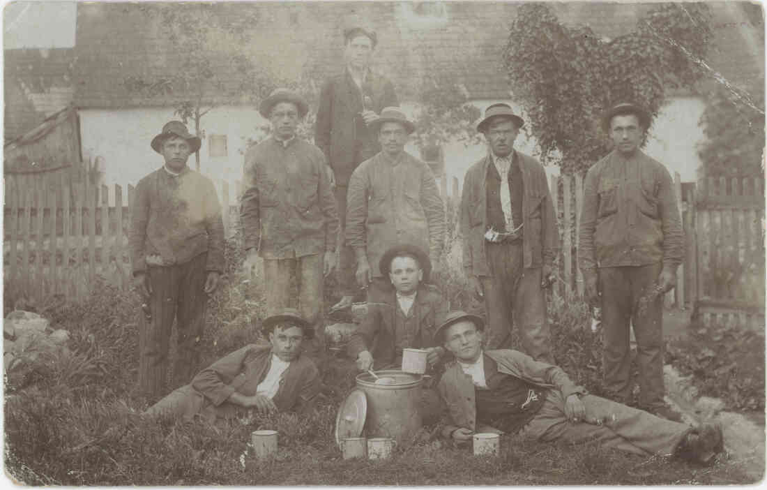 Anischtskarte, Vorderseite