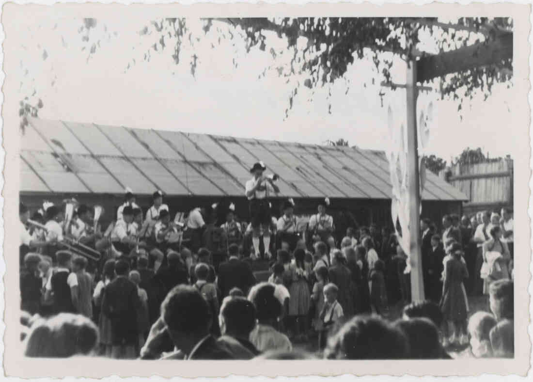 Badefest des Verschönerungsvereines Stegersbach am  13. Juli 1952 mit den Grazer Bauernsinfoniker