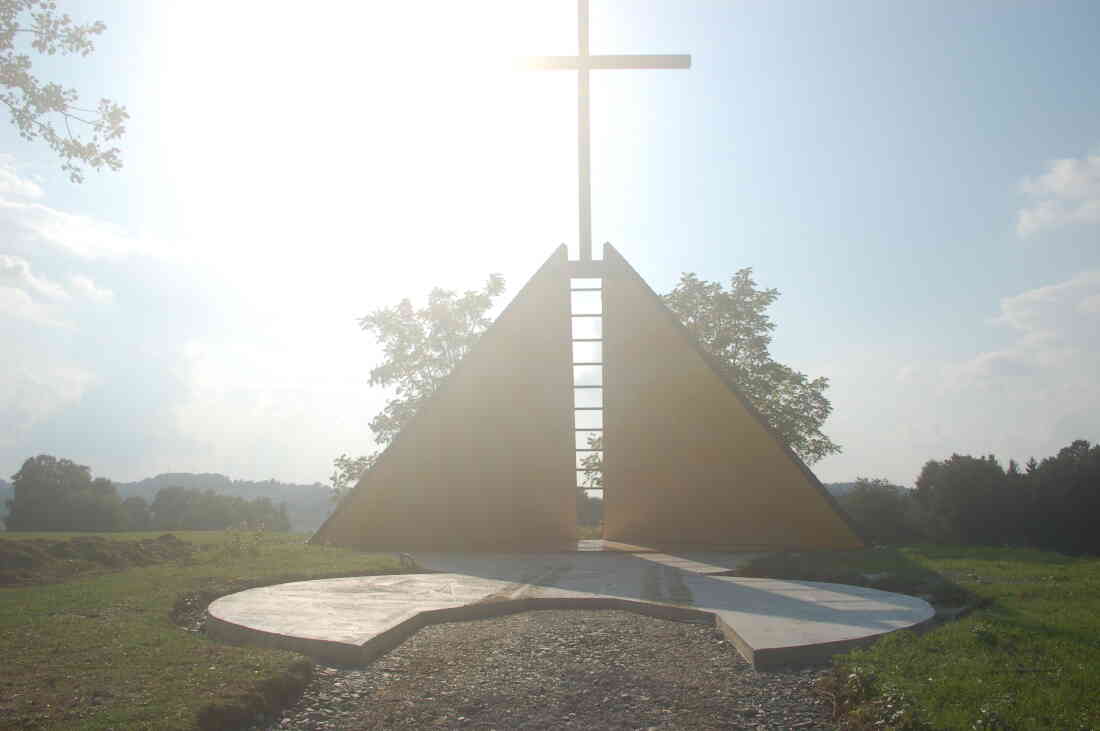 Renovierung der Kreuzkapelle im Jahr 2014