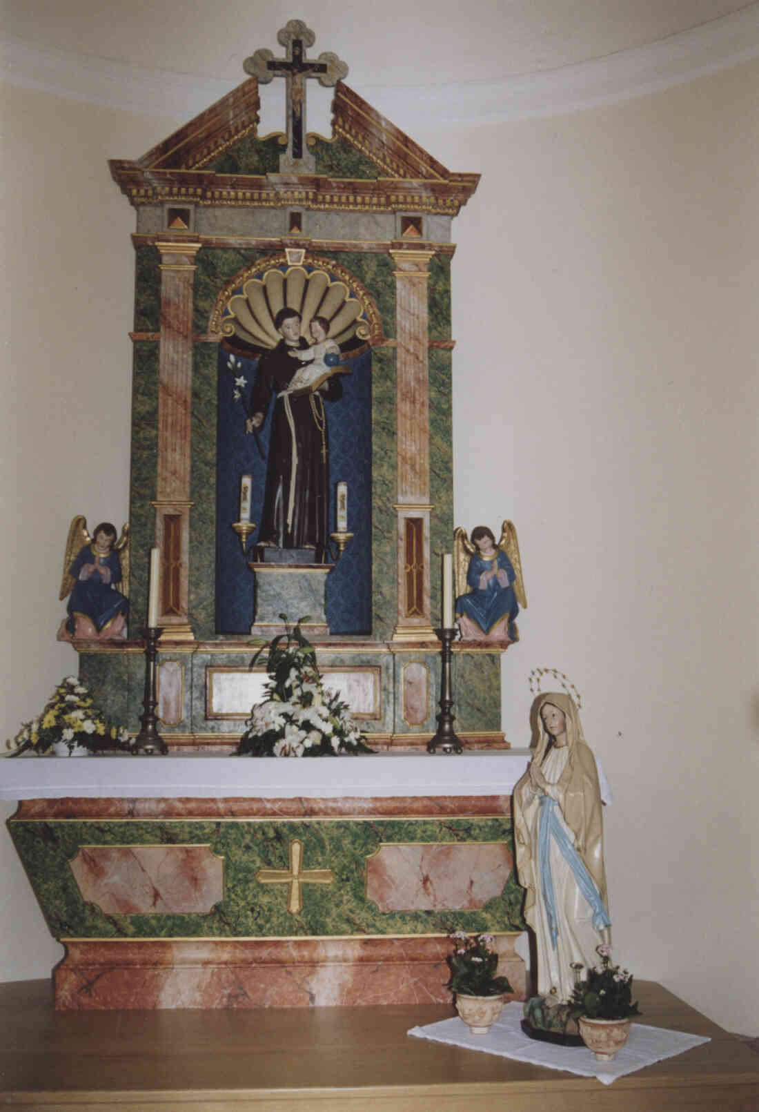 Segnung der renovierten Antoniuskapelle am 15.06.2003 Verschönerungsverein Stegersbach