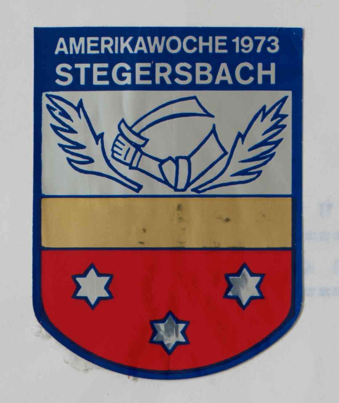 Amerikawoche 1973 Stegersbach, Aufkleber