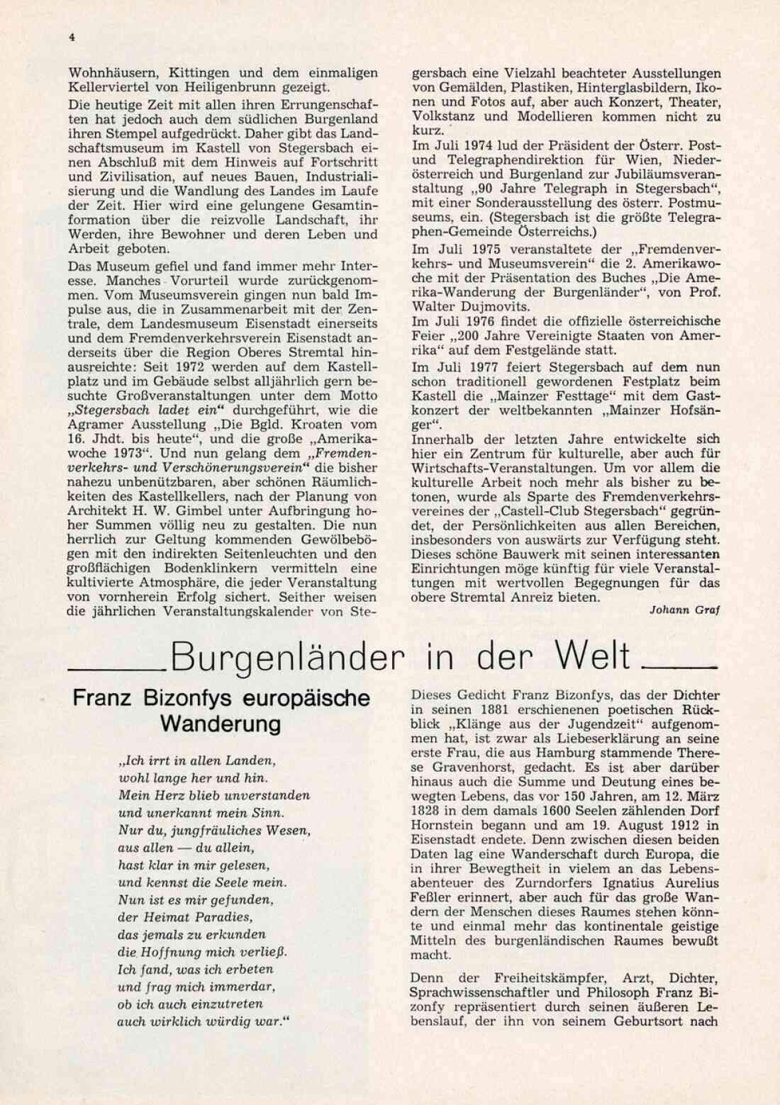 Zeitschrift Volk und Heimat Nummer  6 1977 - 78, Seite 3