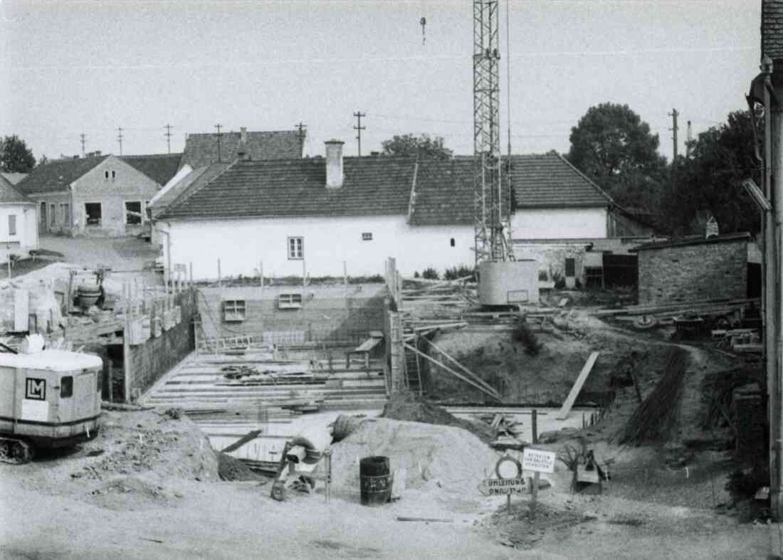 Neubau des Wählamtes in der Vorstadt 2 am 11. Juli 1971