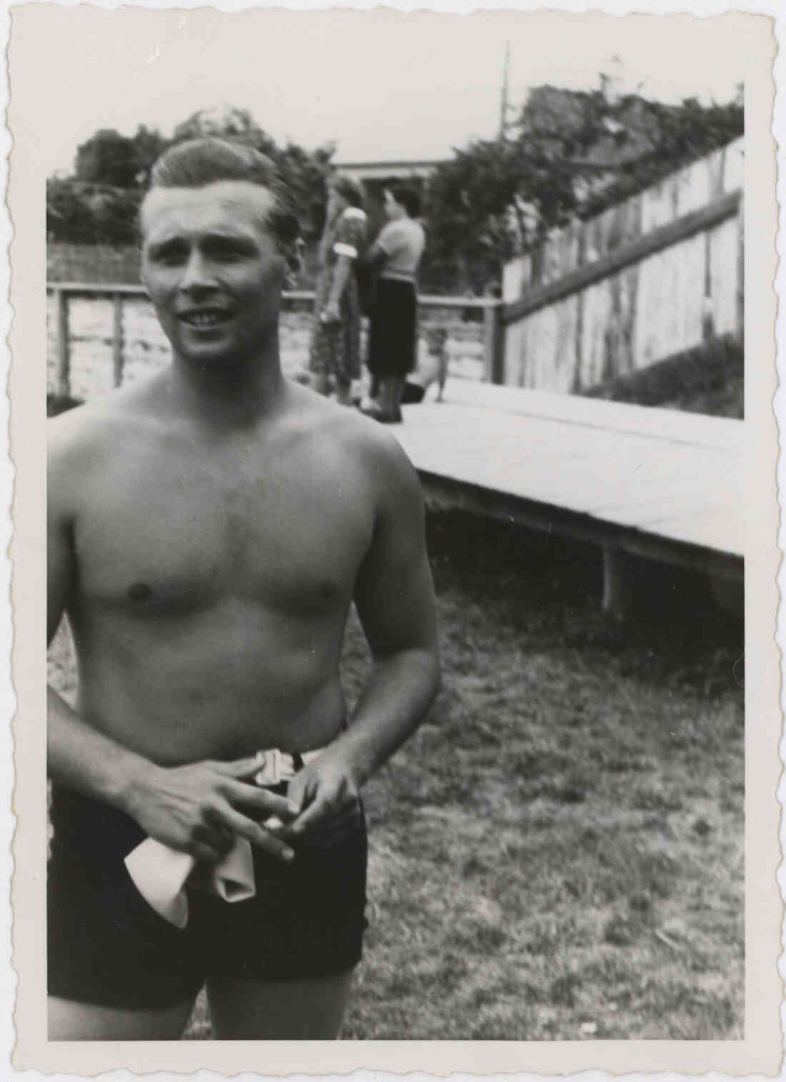 Badefest des Verschönerungsvereines Stegersbach am  13. Juli 1952, der Sieger Alfred