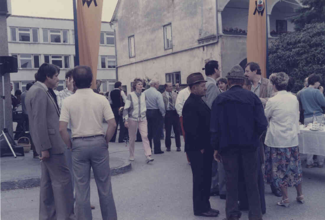 Wirtschaftsausstellung Stegersbach im Jahr 1985 und 1986 in der Hauptschule Stegersbach