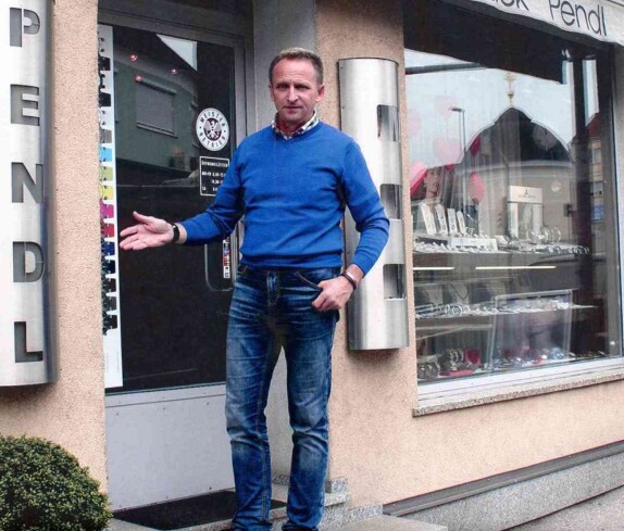 Geschäft Siegfried Pendl Uhren Schmuck in der Herrengasse 4