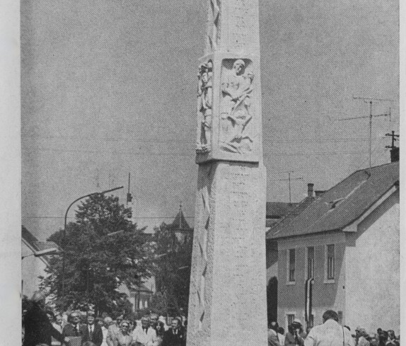 Zeitungsartikel der Burgenländischen Gemeinschaft im November 1976 über den Northamptonplatz