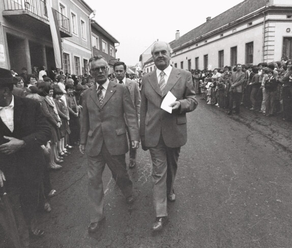 Landeshauptmann Theodor Kery auf Besuch in Stegersbach