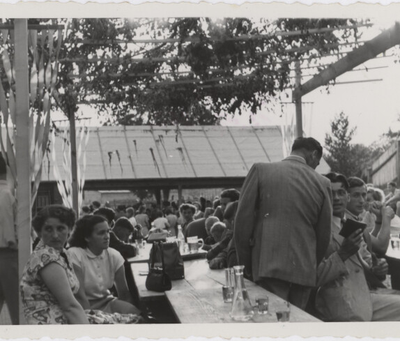 Badefest des Verschönerungsvereines Stegersbach am  13. Juli 1952, die zahlenden Gäste